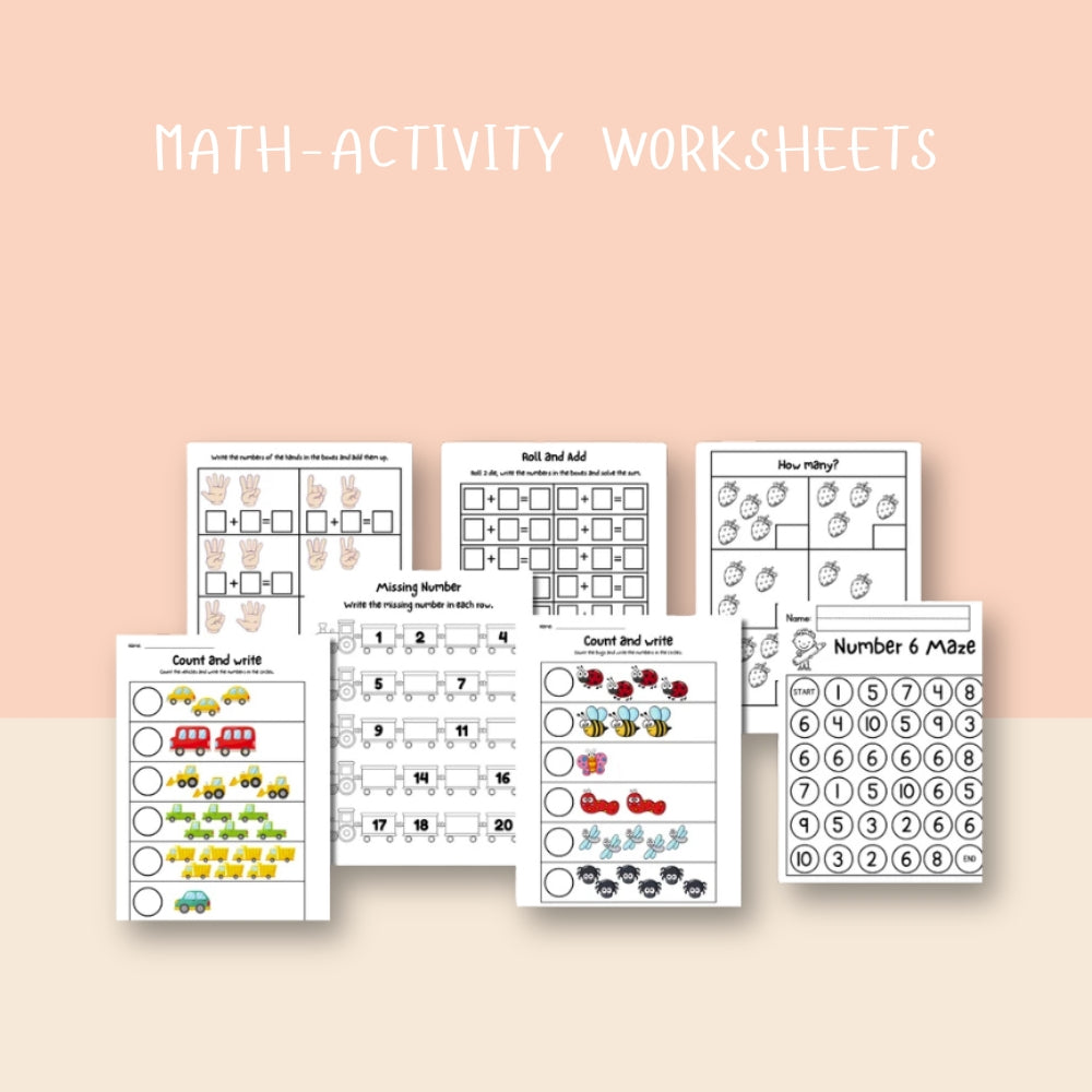 Toddler Learning Workbook | Printable Worksheets for Early Skills | 500+ Worksheets